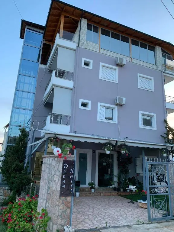 Exterior of Dream Hotel in Ksamil